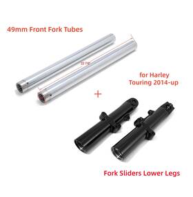 Tarazon Hd-fsl-002-bla-ift-0002-yun 49mm Fork Sliders Lower Legs Tubes For Harley Touring Flhx Flht Flhr 14-up