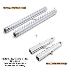 Tarazon Hd-fsl-002-chr-ift-0002-tv 49mm Fork Legs Tubes For Harley Touring 2014-up Road Electra Street Glide