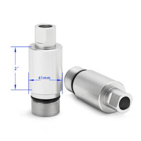 Hd-fte-41-200-sil-fb-0515 Tarazon 41mm Fork Tube 2 Inch Extension Riser For Harley Touring Road Tour Glide Fltr Fltc