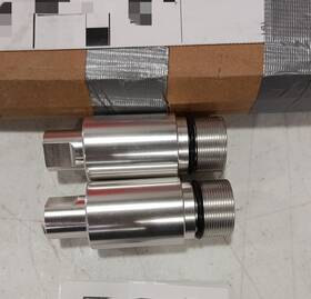 Tarazon Hd-fte-41-200-sil-sky-0927 41mm Fork Tube 2 Inch Extension For Harley Fltcu Tour Glide 89-95 Road 98-01