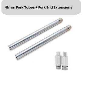 Ift-0001-fte-41-201-efb-1203 Tarazon 41mm Fork Tubes 2 Inch Extensions For Harley Touring Electra Road Glide Flht Fltr