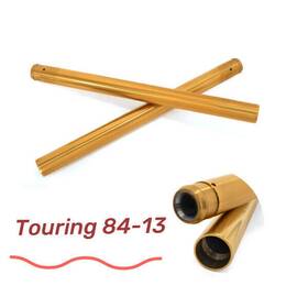 Ift-0001-gol-fb-1226 Tarazon 41mm 20-7/8 Inch Fork Tubes For Harley Touring Road Glide Fltrx 86-13 Chrome Gold
