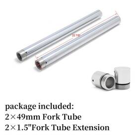 Ift-0002-fte-49-105-bkcr-0815 Tarazon 49mm Fork Tubes And 1.5 Inch Extensions For Harley Touring Electra Glide Road King 14