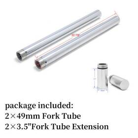 Ift-0002-fte-49-305-bkcr-0815 Tarazon 49mm Fork Tubes With 3.5 Inch Extensions For Harley Touring Electra Glide Ultra 14-24
