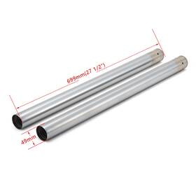 Ift-0003-2-0109 Tarazon Chrome 49mm Fork Tubes 2 Inch For Harley Dyna Street Bob Fxdb 06-17 Fxd Fxdc Fxdl