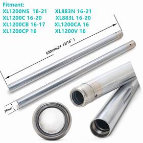 Ift-0004-sil-yp-0615 Tarazon 39mm Fork Tubes For Harley Sportster Xl883n 16-22 Xl1200ns 18-21 Xl1200c 16-20