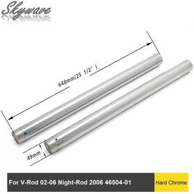 Ift-0005-sky-1109 Tarazon 49mm Fork Tubes For Harley V-rod Vrscdx Vrscf Vrod 02-06 Night-rod Vrscd 2006