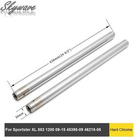 Ift-0006-sky-0418 Tarazon 39mm 24-4/5ftft Front Fork Tubes For Harley Sportster Xl1200v Forty-eight Xl1200x