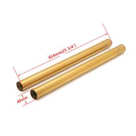 Ift-0010-2-gol-efb-0515 Tarazon 2 Inch Over 49mm Fork Tubes For Harley Softail Breakout Heritage Classic Flhc 18-24