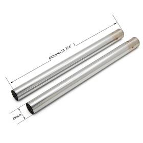 Ift-0010-efb-0722 Tarazon Street Bob Fxbb Chrome 49mm 23 3/4 Fork Tubes For Harley Breakout Fxbr 2018-2022