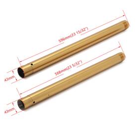 Ift-0013-gol-bkcr Tarazon 43mm Inverted Fork Tubes For Harley V-rod Muscle Vrscf 09-17 Night Rod Vrscdx 12