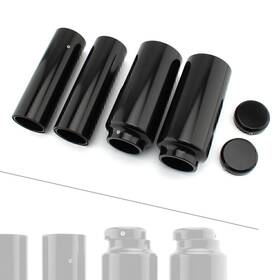Threettt 550721722502 6pcs Upper Lower Fork Cover Tubes Caps Kit For Harley Davidson Dyna Fxd 06-17 Us