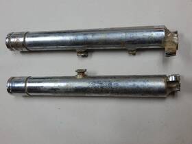 97-1120 Triumph Pre Unit Fork Legs Desert Sled Webco Clean Inner Chrome Bates T110 H1120