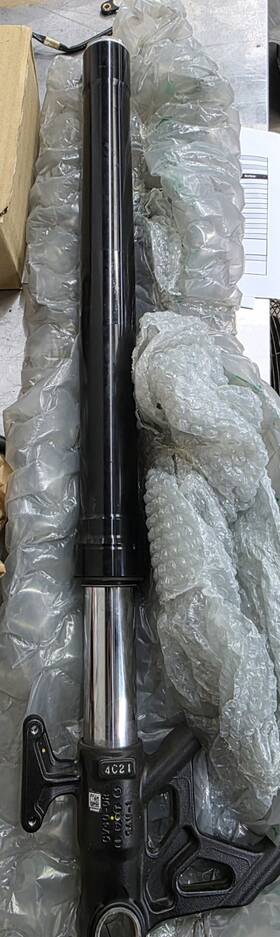 T2045891 Triumph Front Fork For Slight Scratch. Still Works