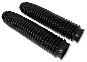 6-023 Tvs 22388 Fork Boots For Yamaha Sr Srx Tt Xt Dt It Universal Gaiters L 250mm