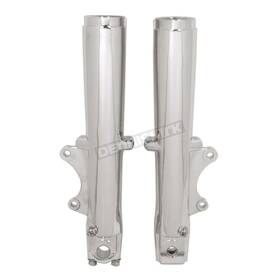 36849 V-factor Polished Fork Leg Set With Dual Disc