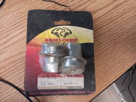 45776-49 V-twin 24-0326 Bikers Choice Inner Fork Tube Plug Set For Harley Panhead Shovelhead #45776-49