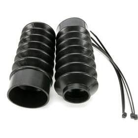 19whd03213 V-twin Manufacturing Black 39mm Gator Fork Boots -