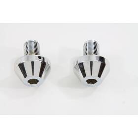 24-0154 V-twin Manufacturing Chrome 41mm Taper Top Socket Fork Caps - 24-0154 V-twin Manufacturing Chrome 41mm Taper Top Socket Fork Caps -
