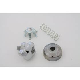 24-0254 V-twin Manufacturing Chrome Fork Steering Damper Knob Kit -