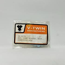 24-0278 V-twin Manufacturing Triple Tree Top Bearing Adjusting Nut Zinc Harley Fl Fxst Nos