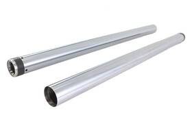 24-1435 V-twin Manufacturing Hard Chrome 49mm Fork Tube Set 4 Over Stock
