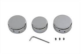 37-9073 V-twin Manufacturing 39mm Fork Stem Nut Cover Chrome