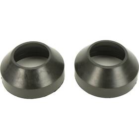 71483s2 V-twin Manufacturing Black Rubber Fork Boots -