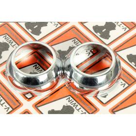 V-twin Manufacturing 74487 V-twin Chrome 39mm Fork Boot Cover Set -