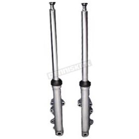 24-9948 V-twin Mfg Hard Chrome 41mm Fork Slider Assembly With Polished Sliders