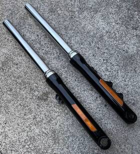 45400034 Vance & Hines 46875/d880rc/d881rc 2013-2017 Oem Harley-davidson Dyna Street Bob Fork Legs 49mm 45400033