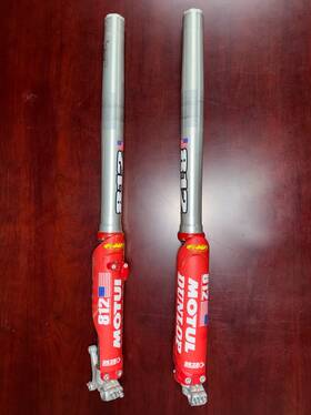 A540r179u Wp Suspension Used 48mm Xact Aer Fork Set Off A 2021 Gasgas Ex450f