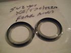 X6-t20-tc20 X6-1 Suzuki Chrome Fork Ring Seat Set Excellent