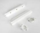 Ya02838-046 Ufo Plastic Fork Protectors White For Yamaha Yz