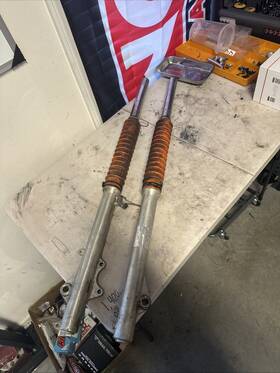 100-0050212 Yamaha 1989 Xt350 Front Forks