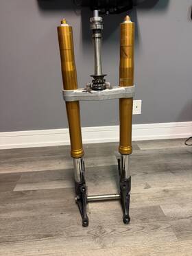 Yamaha 135215204749 Oem 2007 2008 Yzf R1 Front Forks Suspension Straight 12k Miles