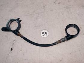 1ae-2318j-00-00 Yamaha 1985 Fz750 Fz 750 N Front Fork Cross Over Hose Assembly #1ae-2318j-00-00
