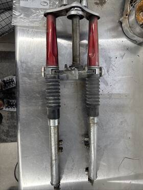 206-23131-60-63 Yamaha 1969 L5 L 5 Yl5 Yl 100 Front Forks Complete