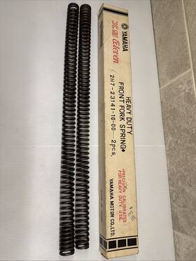 2h7-23141-10 Yamaha Nos Heavy Duty Front Fork Springs 1979 Xs1100 2pc