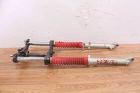2jn-23102-00-00 Yamaha 1987 Big Wheel Bw350 Front Forks Shock Suspension Fork With Triple Tree