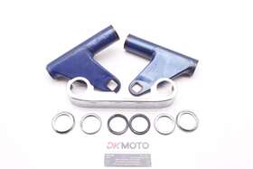 371-23121-61-f8 Yamaha 371-23131-61-f8 74 Tx500 Oem Front Fork Upper Cover Headlight Ears R10.bx12