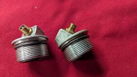 3h3-23111-00-00 Yamaha Xs1100 Xs11 Special Front Fork Cap Bolts With Air Valves