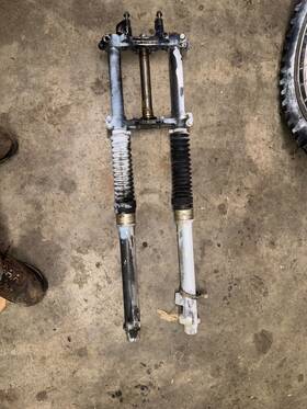 3j1-23101-00-00 Yamaha 79 80 81 Mx-175 Front Forks And Triple Clamps