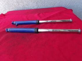 3pt-23100-11 Yamaha Pw50 Y-zinger 50 Front Forks Straight 1998 Oem Nice