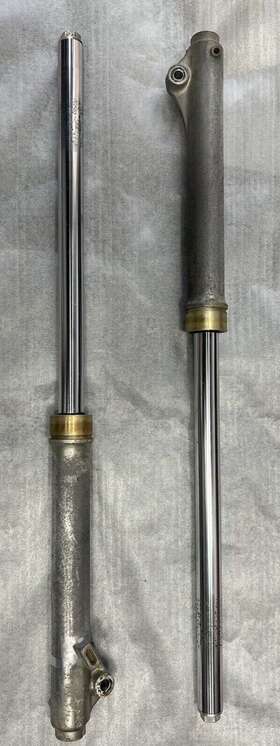 3r9-23101-00 Yamaha It125 Front Fork Assembly Used Oe Vintage 1980 Pn