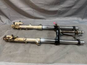 41r-23103-00-00 Yamaha 1983 Venture Royal Xvz1200 Front Forks Tubes Almost Complete Assy. 18k Mi