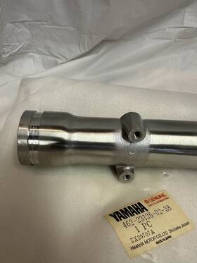 Left-462-23126-02-38-nos Yamaha 462-23126-02-38 1975 Yz80 B A -fork Assembly-tube Outer Japan