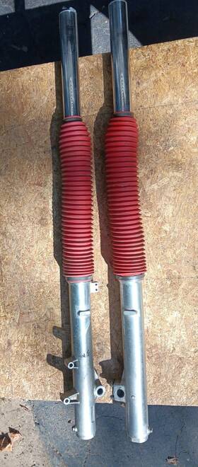 55y-23102-l0-00 Yamaha 1985 Yz 125 Front Fork Suspension - New All-balls Seal Kit And Maxima Oil