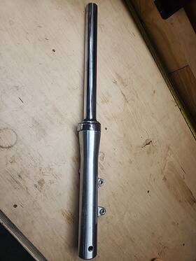 5pb-23201-03-00 Yamaha 2004 Vstar 1100 V Star Custom Left Front Fork Straight For Parts Rebuild