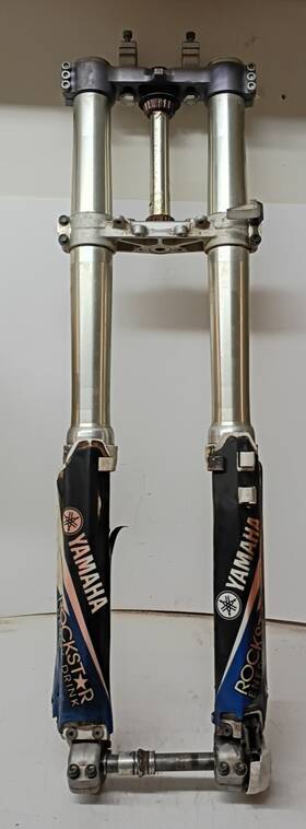 5sg-23103-00-00 Yamaha 2002 Yz250f Oem Right Left Front Suspension Forks With Triple Tree Assembly